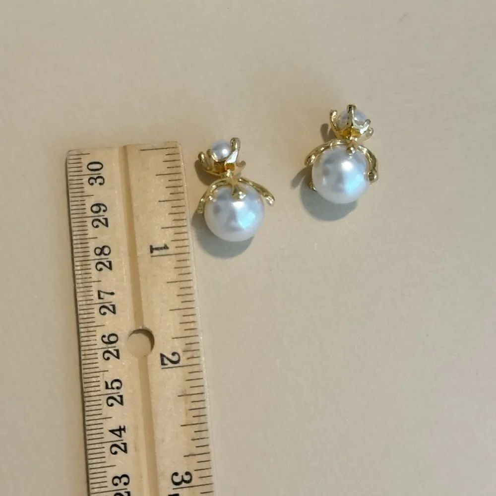 Pearl earrings M1070 - Picture 5 of 6